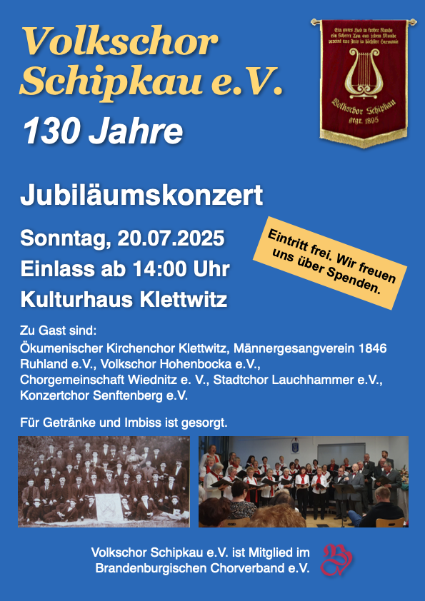 Jubiläumskonzert2025 Klettwitz